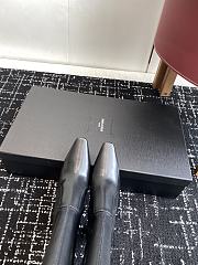 Okify YSL Side Zipper High Heel Boots In Black  - 3
