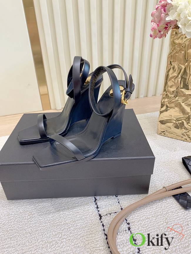 Okify YSL Black Le Cassander Heels  - 1