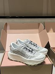 Okify MiuMiu Technial Fabric Sneakers In Gray  - 3