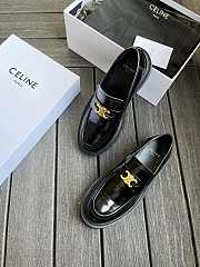 Okify Celine Arc de Triomphe Loafers In Black  - 5