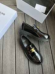 Okify Celine Arc de Triomphe Loafers In Black  - 4