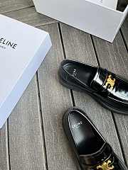 Okify Celine Arc de Triomphe Loafers In Black  - 2