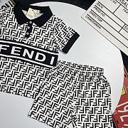 Okify Fendi Set Of Polo And Shorts For Kids - 2