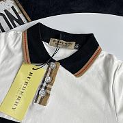Okify Burberry Set Of Polo And Shorts For Kids - 5