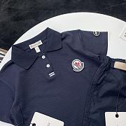 Okify Monclef Set Of Dark Blue Polo And Shorts For Kids - 4