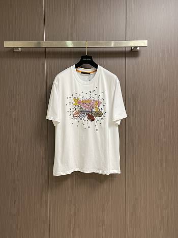 Okify Louis Vuitton White T-shirt 25038