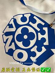 Okify Louis Vuitton White Hoodie  - 2