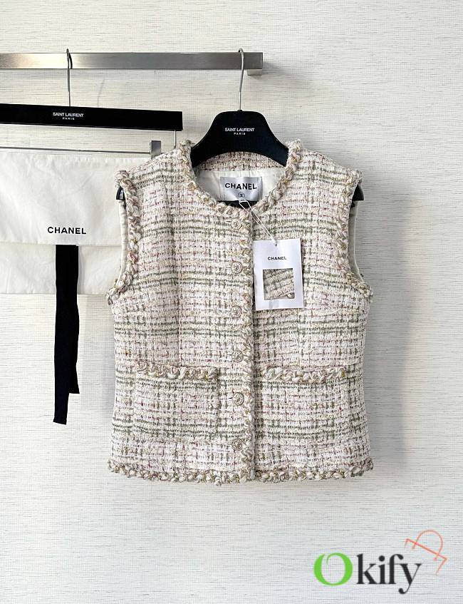 Okify CC Silk Tweed Vest 25040 - 1