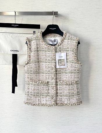 Okify CC Silk Tweed Vest 25040
