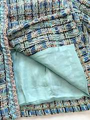 Okify CC Blue Tweed Jacket  - 3