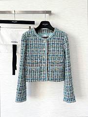Okify CC Blue Tweed Jacket  - 1