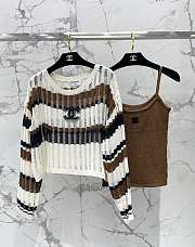 Okify CC Set Of Brown Knit Sweater - 1