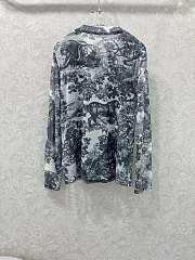 Okify Dior Mesh Bottoming Shirt In Gray  - 5