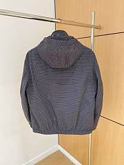 Okify Fendi Light Padded Hooded Jacket In Gray  - 2