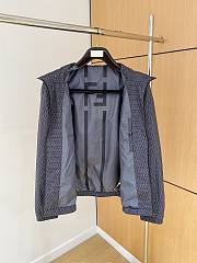 Okify Fendi Light Padded Hooded Jacket In Gray  - 6
