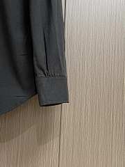 Okify Fendi Black Cotton Silk Shirt  - 6