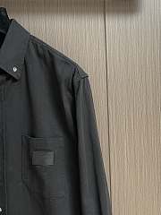 Okify Fendi Black Cotton Silk Shirt  - 2