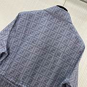 Okify Fendi Blue Shirt Dress - 3