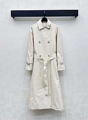 Okify MaxMara White Belt Trench Coat  - 1