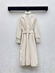 Okify MaxMara White Belt Trench Coat  - 6