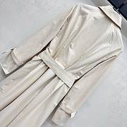 Okify MaxMara White Belt Trench Coat  - 4