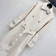 Okify MaxMara White Belt Trench Coat  - 3
