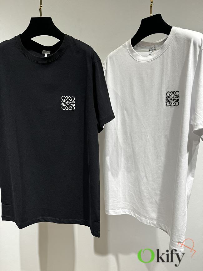Okify Loewe T-shirt In Black/White - 1