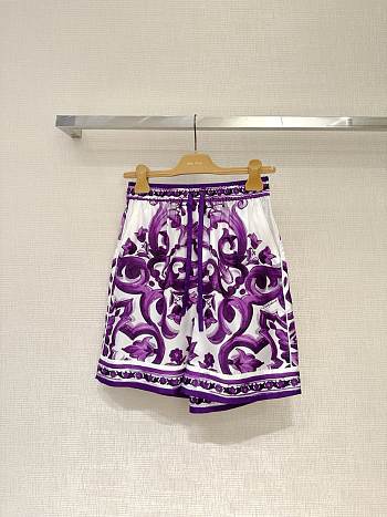 Okify Dolce & Gabbana Purple Shorts