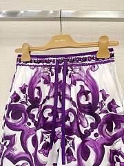 Okify Dolce & Gabbana Purple Shorts - 5