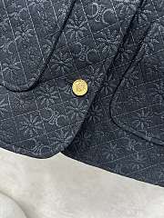 Okify Celine Twill Cotton Jacquard Jacket In Black  - 2