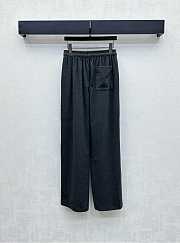 Okify MiuMiu Gray Drawstring Straight Leg Pants - 5