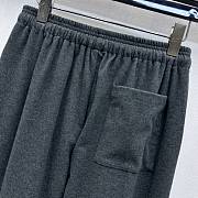 Okify MiuMiu Gray Drawstring Straight Leg Pants - 3