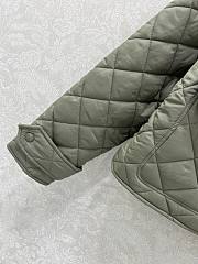 Okify MiuMiu Gray Cotton Padded Jacket - 6