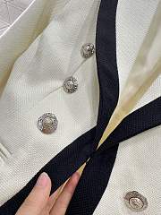 Okify Balmain Cream White Vest  - 2