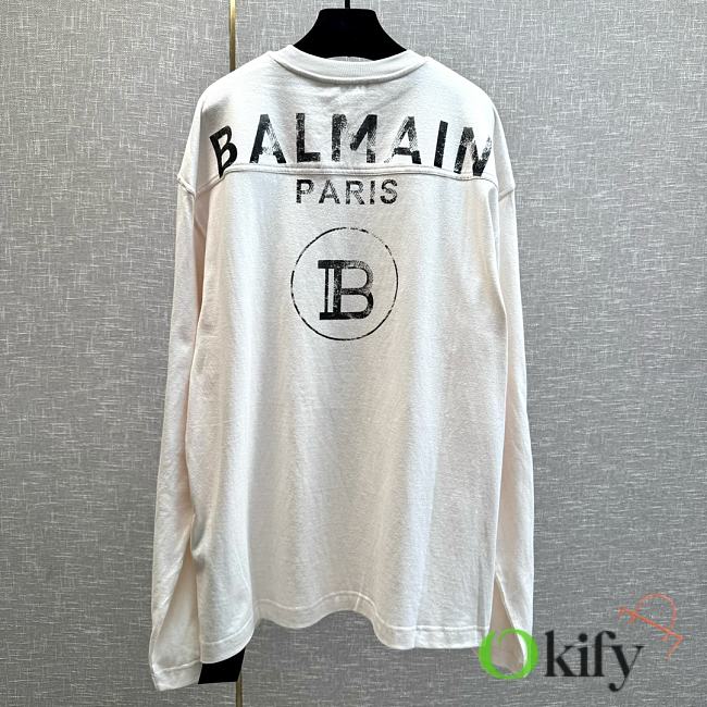 Okify Balmain Cream White Sweater  - 1