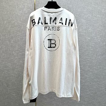 Okify Balmain Cream White Sweater 