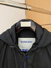 Okify Burberry Black Padded Hooded Jacket - 5