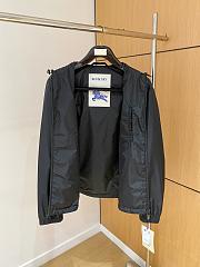 Okify Burberry Black Padded Hooded Jacket - 4