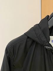 Okify Burberry Black Padded Hooded Jacket - 3