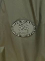 Okify Burberry Green Padded Hooded Jacket - 5