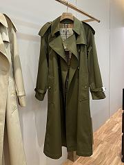 Okify Burberry Green Trench Coat  - 4