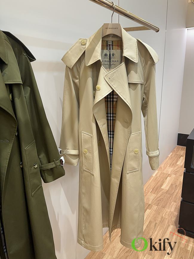 Okify Burberry Beige Trench Coat  - 1