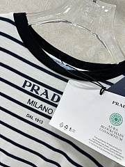 Okify Prada Slim Fit Striped Base Shirt - 5