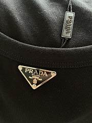 Okify Prada Black Crop Top  - 6