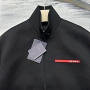 Okify Prada Linea Rossa Black Track Jacket - 5