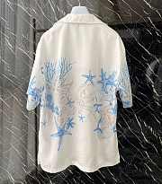 Okify Versace Set Of Blue Ocean Shirt And Shorts - 5