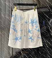 Okify Versace Set Of Blue Ocean Shirt And Shorts - 4
