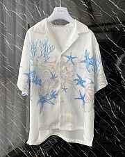 Okify Versace Set Of Blue Ocean Shirt And Shorts - 2