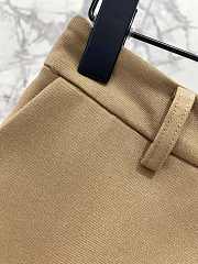 Okify Valentino Light Brown A-line Shorts - 5