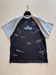 Okify Balenciaga Black T-shirt 25104 - 4